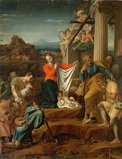 Nativity by Polidoro da Caravaggio